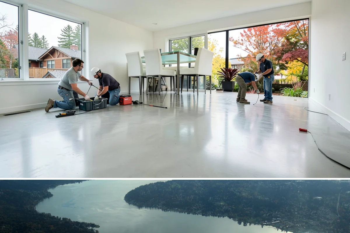 Chimney Construction in Sammamish, King County, WA - Chimney masonry cures best in dry weather, so summer and early fall are the preferred build windows.