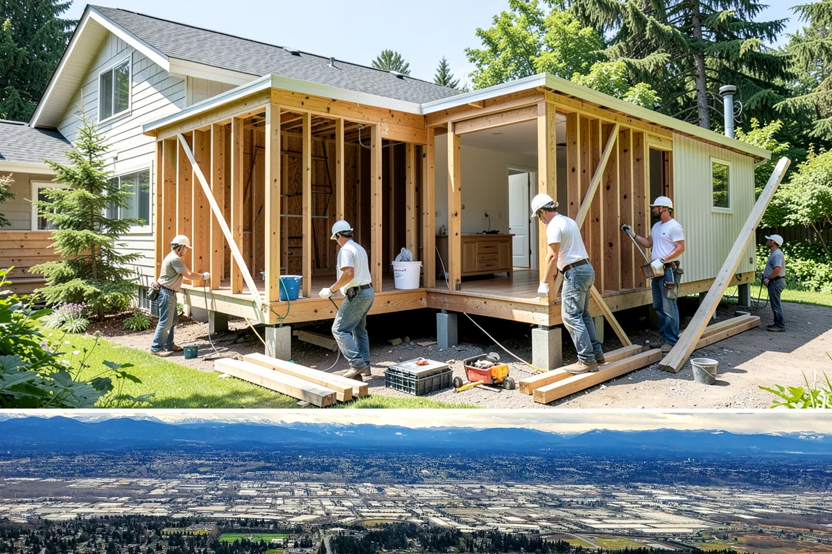Chimney Construction in SeaTac, King County, WA - Chimney masonry cures best in dry weather, so summer and early fall are the preferred build windows.