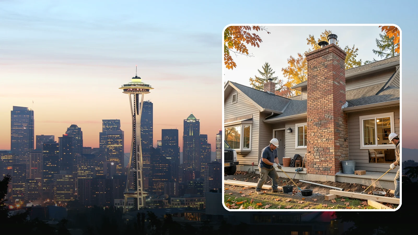 Chimney Construction in Seattle, King County, WA - Code-compliant chimney construction built to draft properly and shed Northwest rain for the long haul.