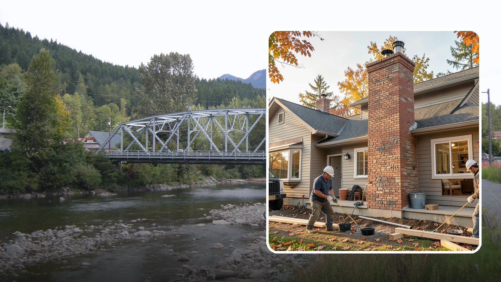 Chimney Construction in Skykomish, King County, WA - Code-compliant chimney construction built to draft properly and shed Northwest rain for the long haul.