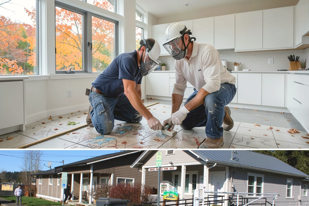 Chimney Construction in South Prairie, Pierce County, WA - Chimney masonry cures best in dry weather, so summer and early fall are the preferred build windows.