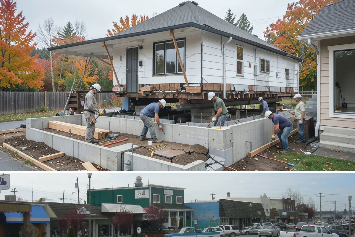 Chimney Construction in Stanwood, Snohomish County, WA - Chimney masonry cures best in dry weather, so summer and early fall are the preferred build windows.