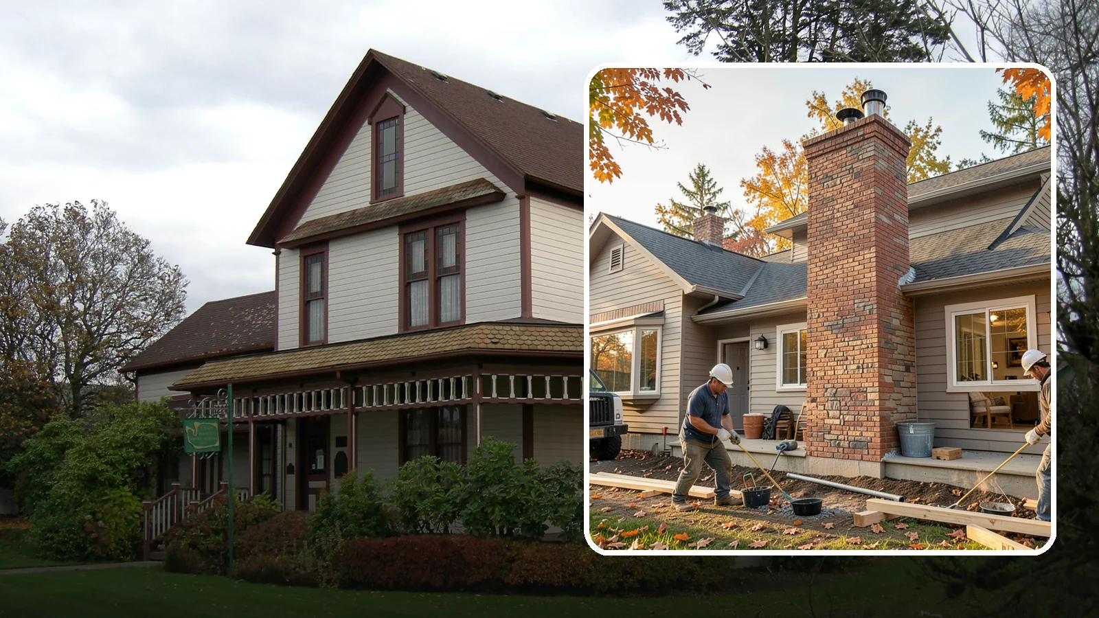 Chimney Construction in Sumner, Pierce County, WA - Code-compliant chimney construction built to draft properly and shed Northwest rain for the long haul.