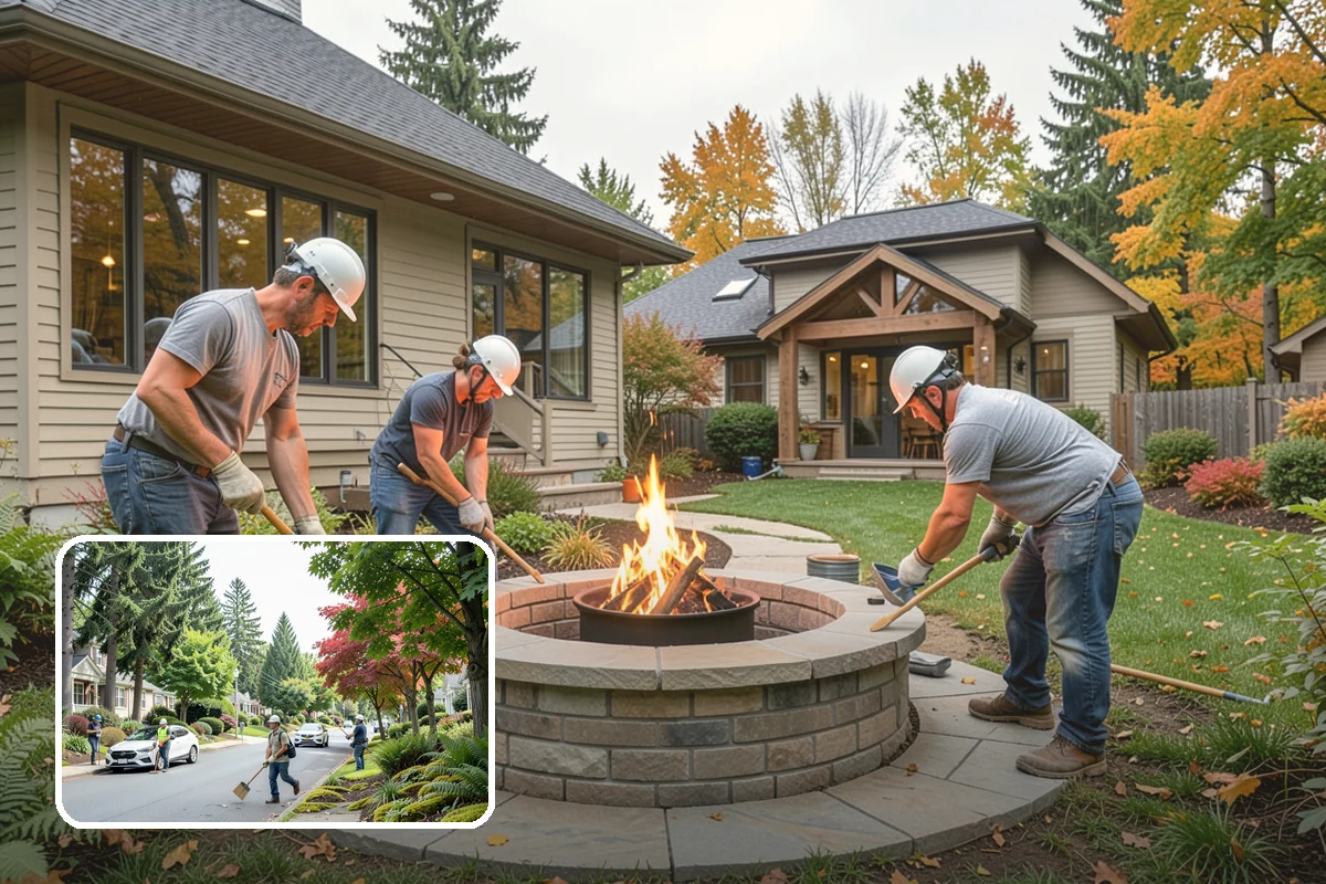 Chimney Rebuild in Beaux Arts Village, King County, WA - Restores structural and fire safety
