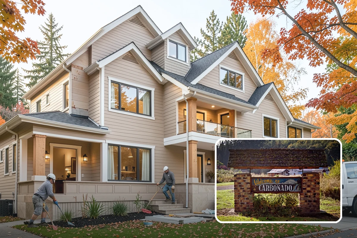 Chimney Rebuild in Carbonado, Pierce County, WA - Restores structural and fire safety