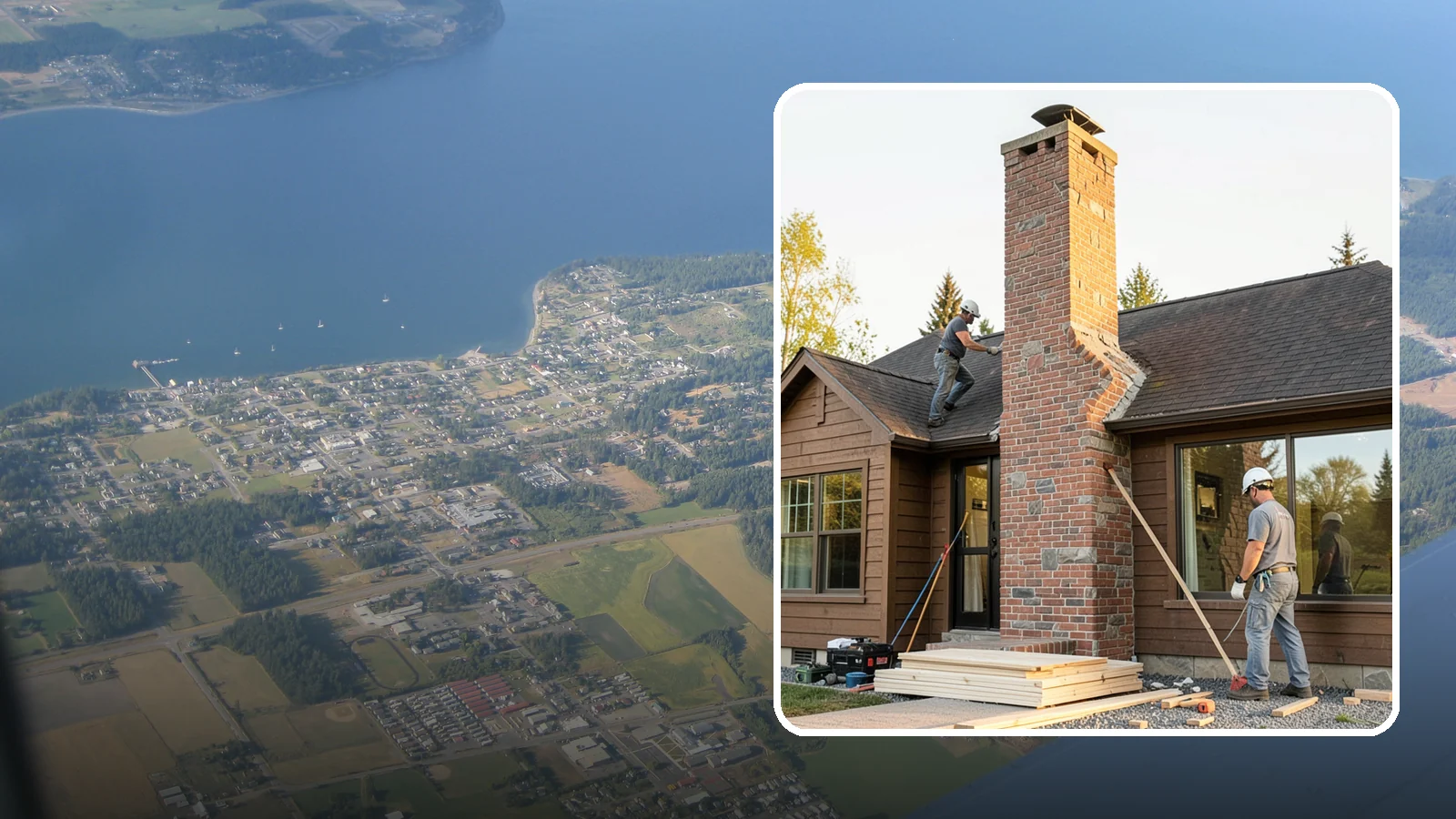 Chimney Rebuild in Coupeville, Island County, WA - Full or partial chimney rebuilds that restore safety and structure when repairs are no longer enough.