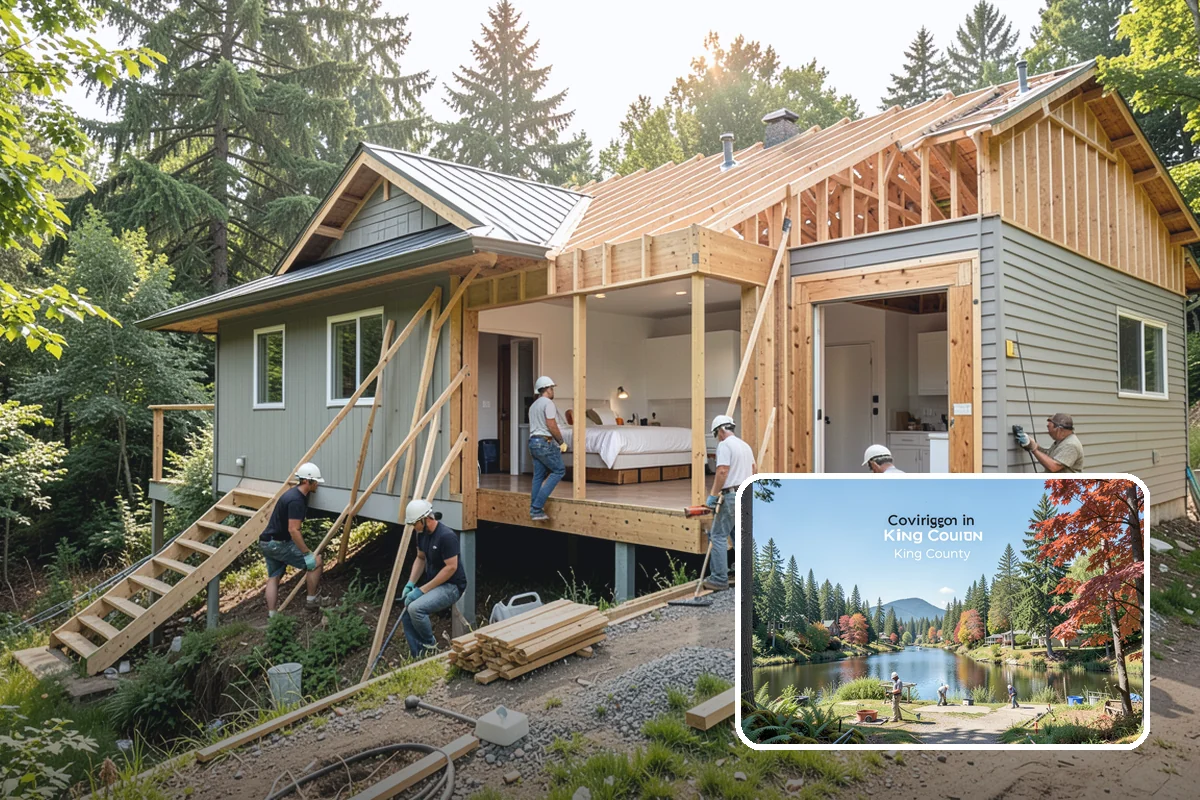 Chimney Rebuild in Covington, King County, WA - Restores structural and fire safety