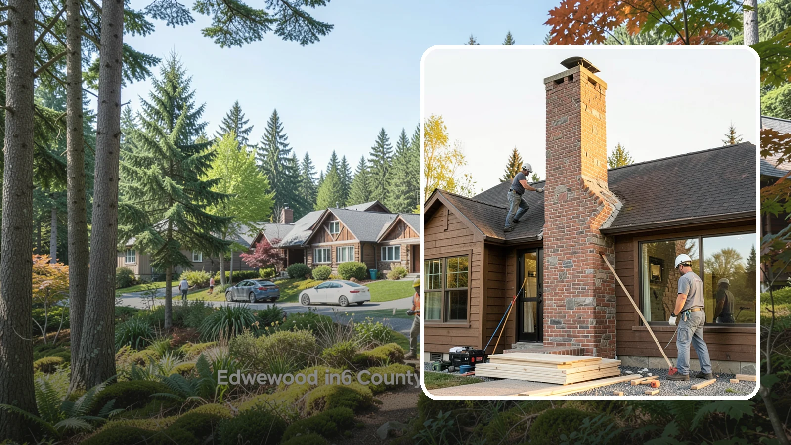 Chimney Rebuild in Edgewood, Pierce County, WA - Full or partial chimney rebuilds that restore safety and structure when repairs are no longer enough.
