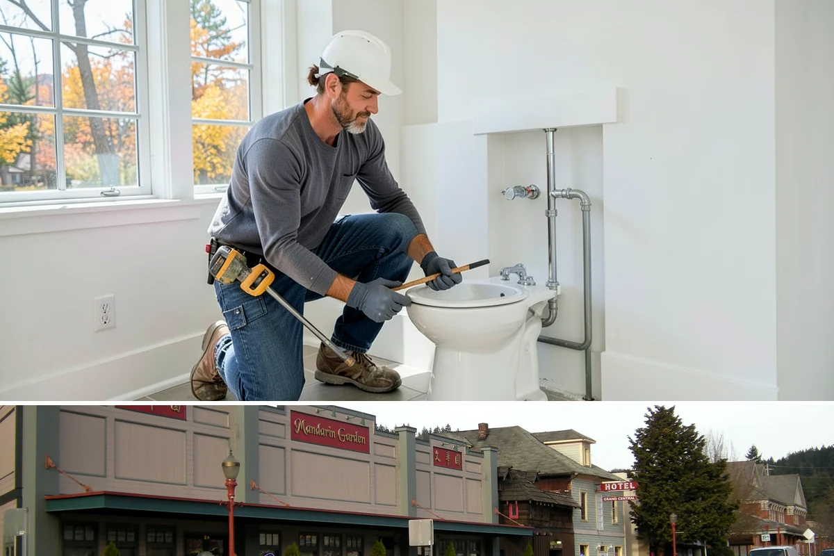 Chimney Rebuild in Issaquah, King County, WA - Dry summer conditions allow the rebuilt masonry to cure properly and stay protected during construction.