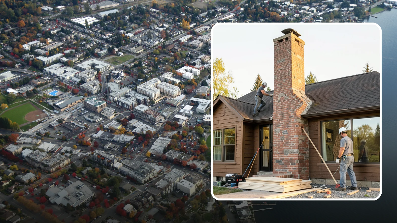 Chimney Rebuild in Kirkland, King County, WA - Full or partial chimney rebuilds that restore safety and structure when repairs are no longer enough.