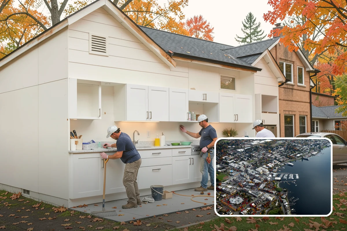 Chimney Rebuild in Kirkland, King County, WA - Restores structural and fire safety