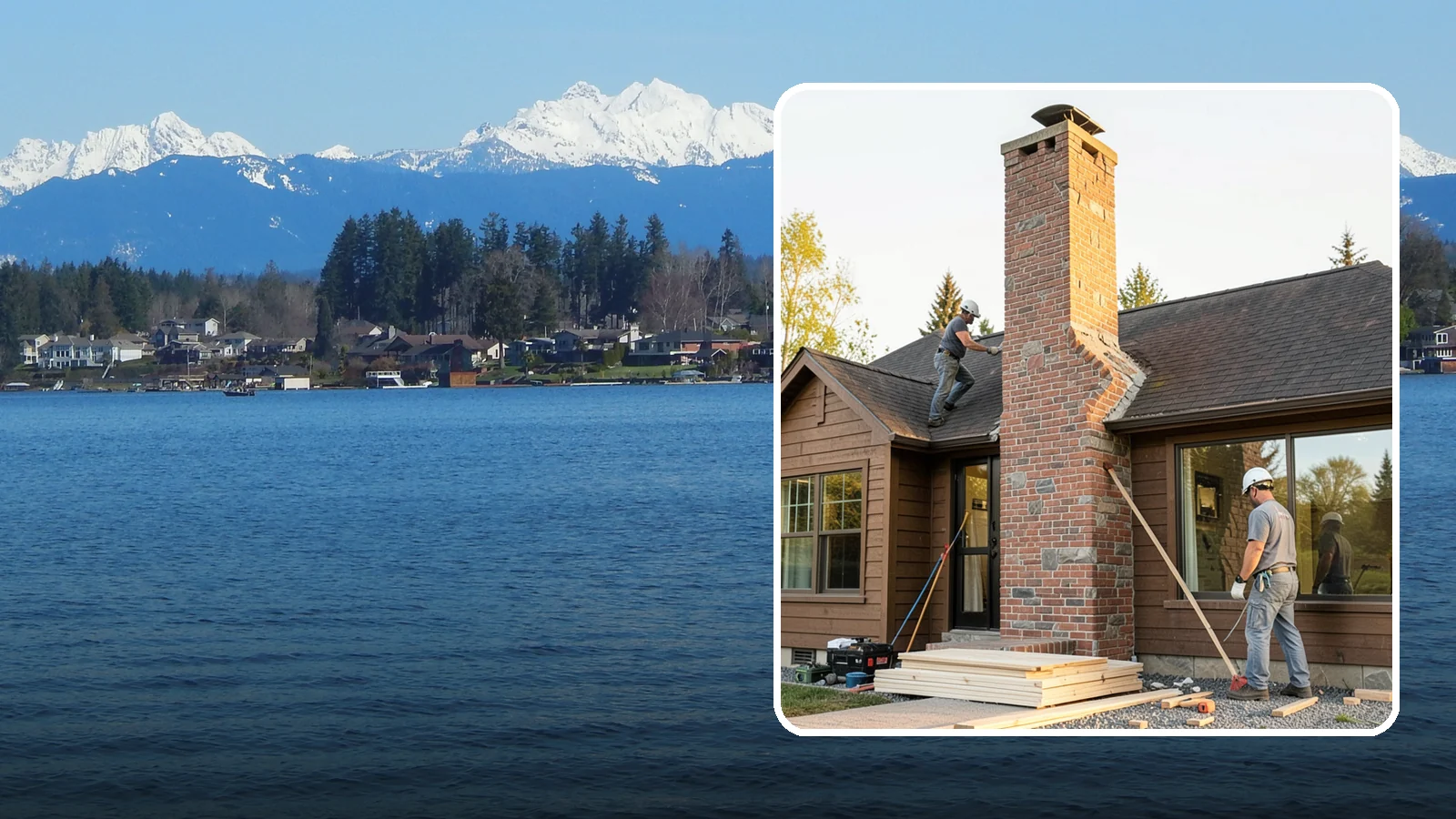Chimney Rebuild in Lake Stevens, Snohomish County, WA - Full or partial chimney rebuilds that restore safety and structure when repairs are no longer enough.