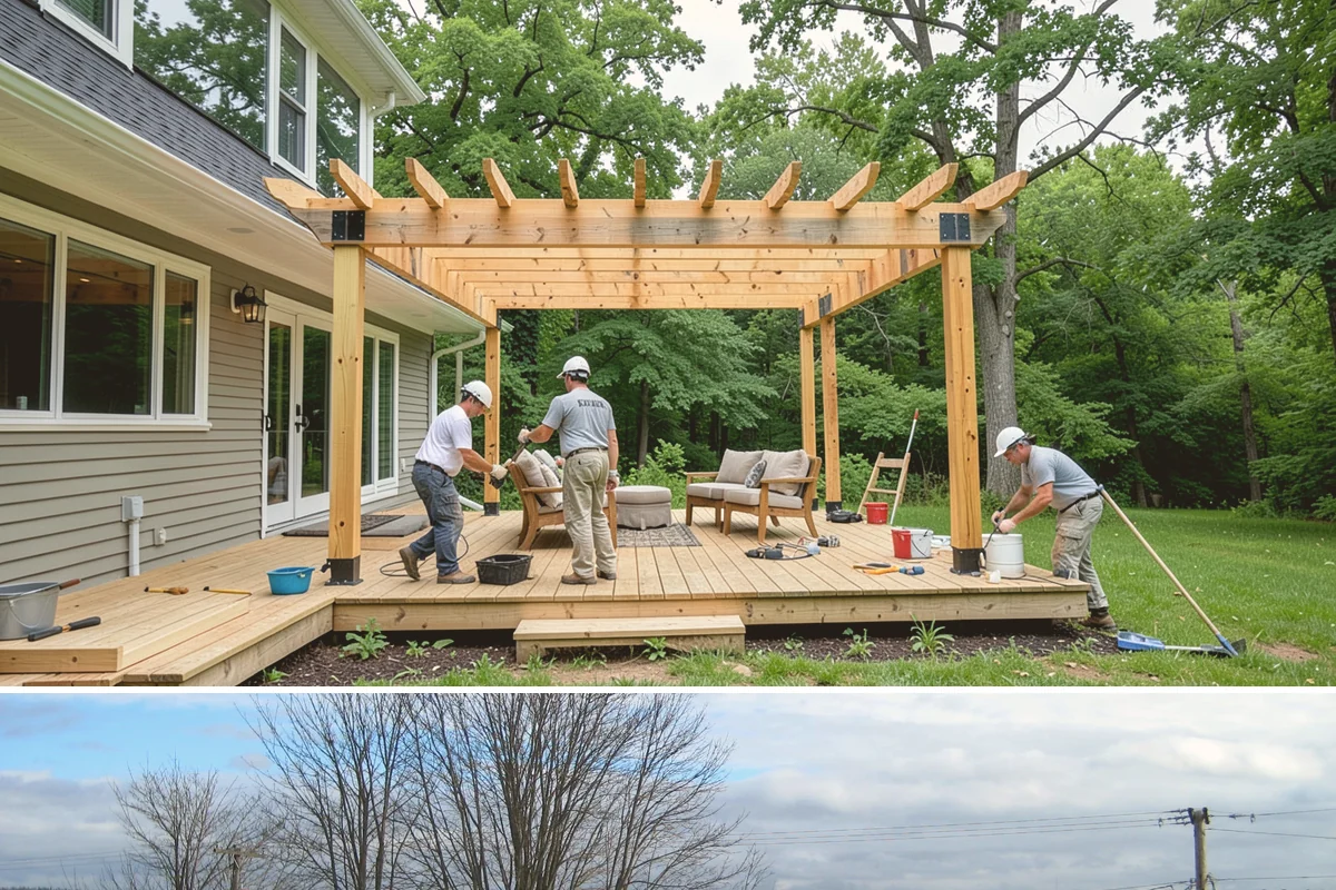 Chimney Rebuild in Langley, Island County, WA - Dry summer conditions allow the rebuilt masonry to cure properly and stay protected during construction.