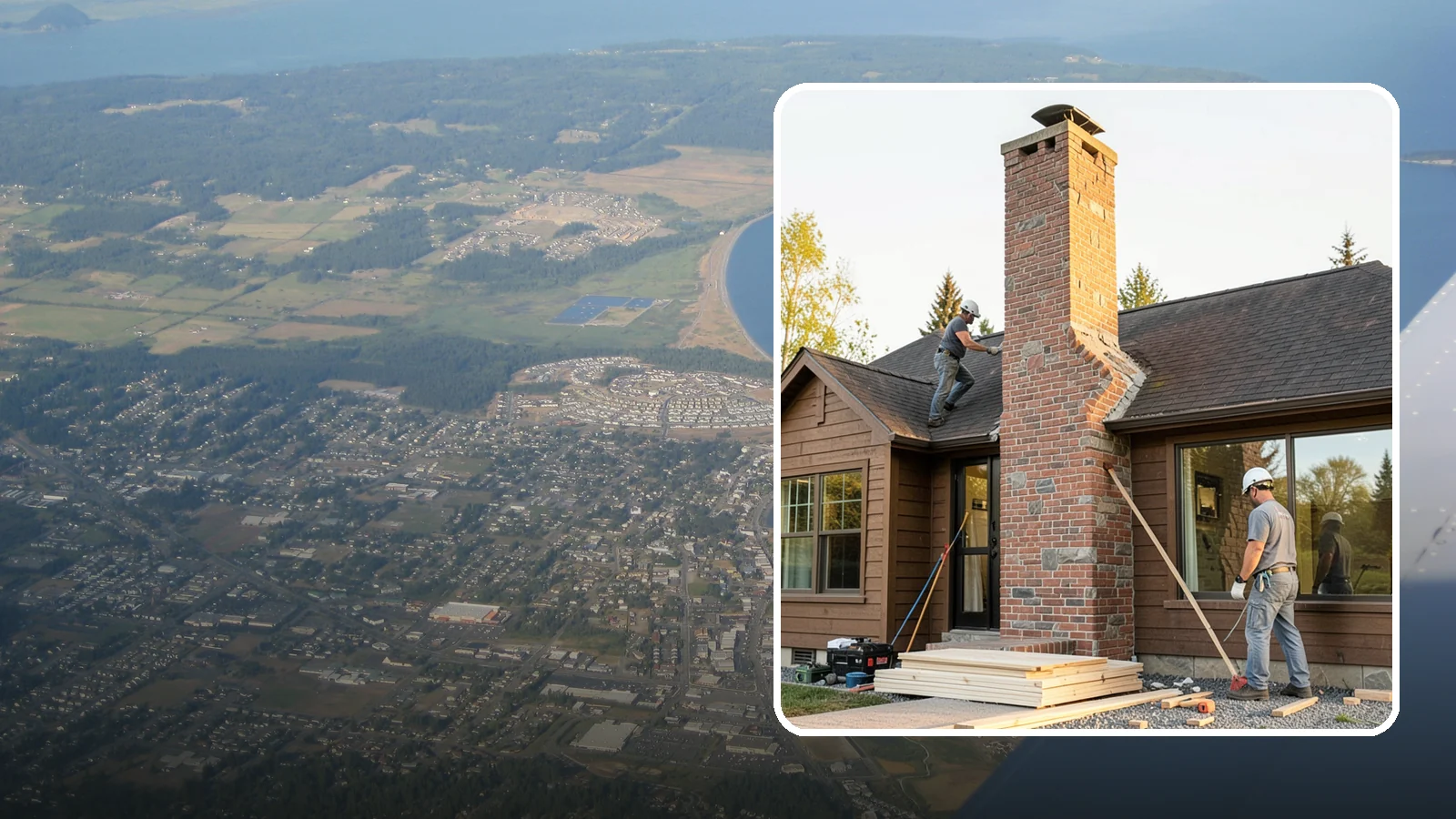 Chimney Rebuild in Oak Harbor, Island County, WA - Full or partial chimney rebuilds that restore safety and structure when repairs are no longer enough.
