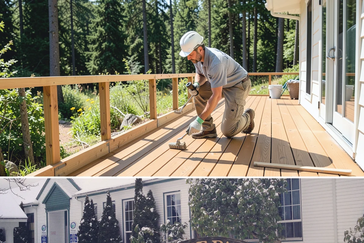 Chimney Rebuild in Pacific, King County, WA - Dry summer conditions allow the rebuilt masonry to cure properly and stay protected during construction.