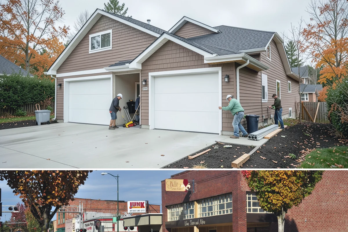 Chimney Rebuild in Puyallup, Pierce County, WA - Dry summer conditions allow the rebuilt masonry to cure properly and stay protected during construction.