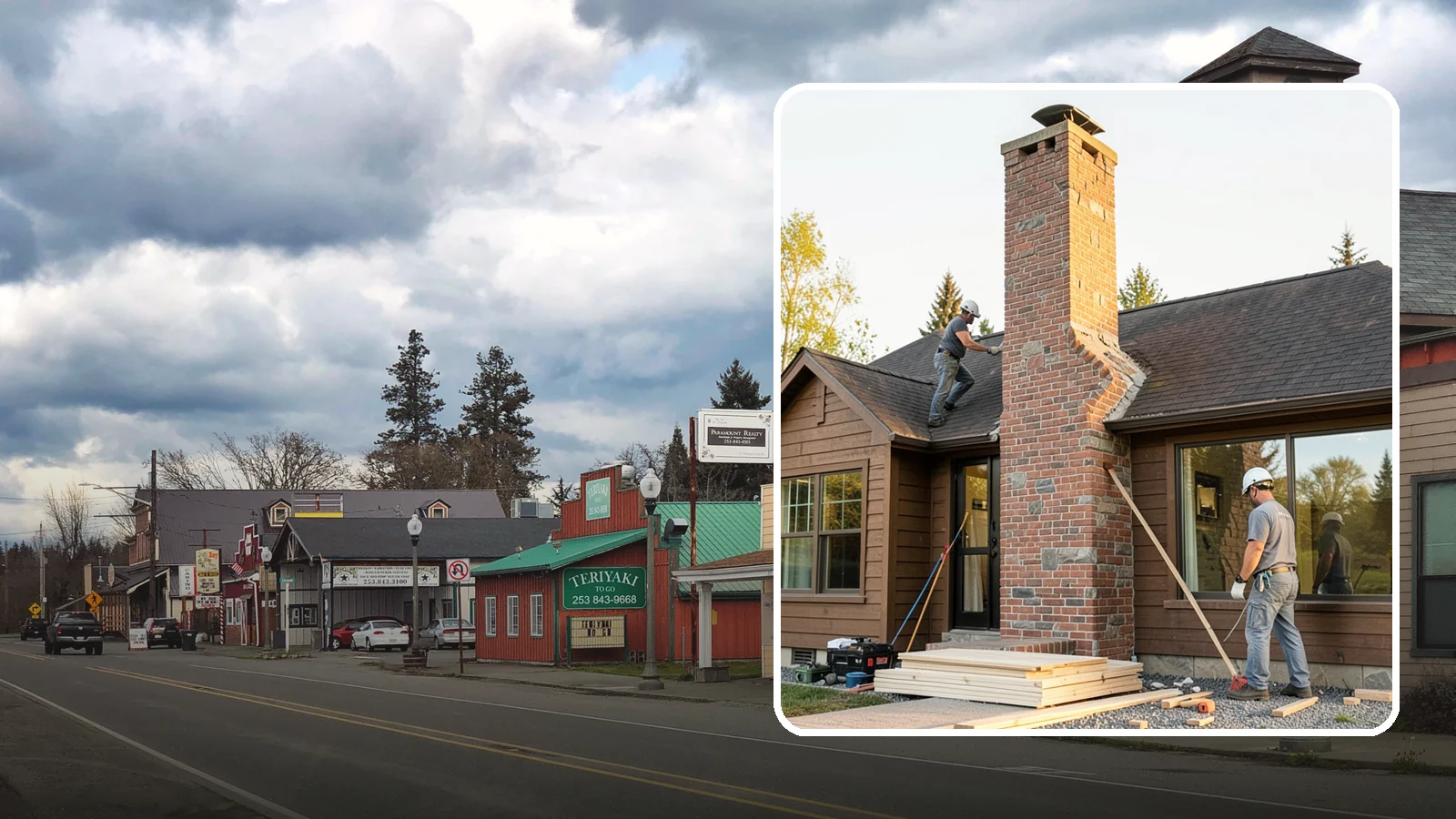 Chimney Rebuild in Roy, Pierce County, WA - Full or partial chimney rebuilds that restore safety and structure when repairs are no longer enough.