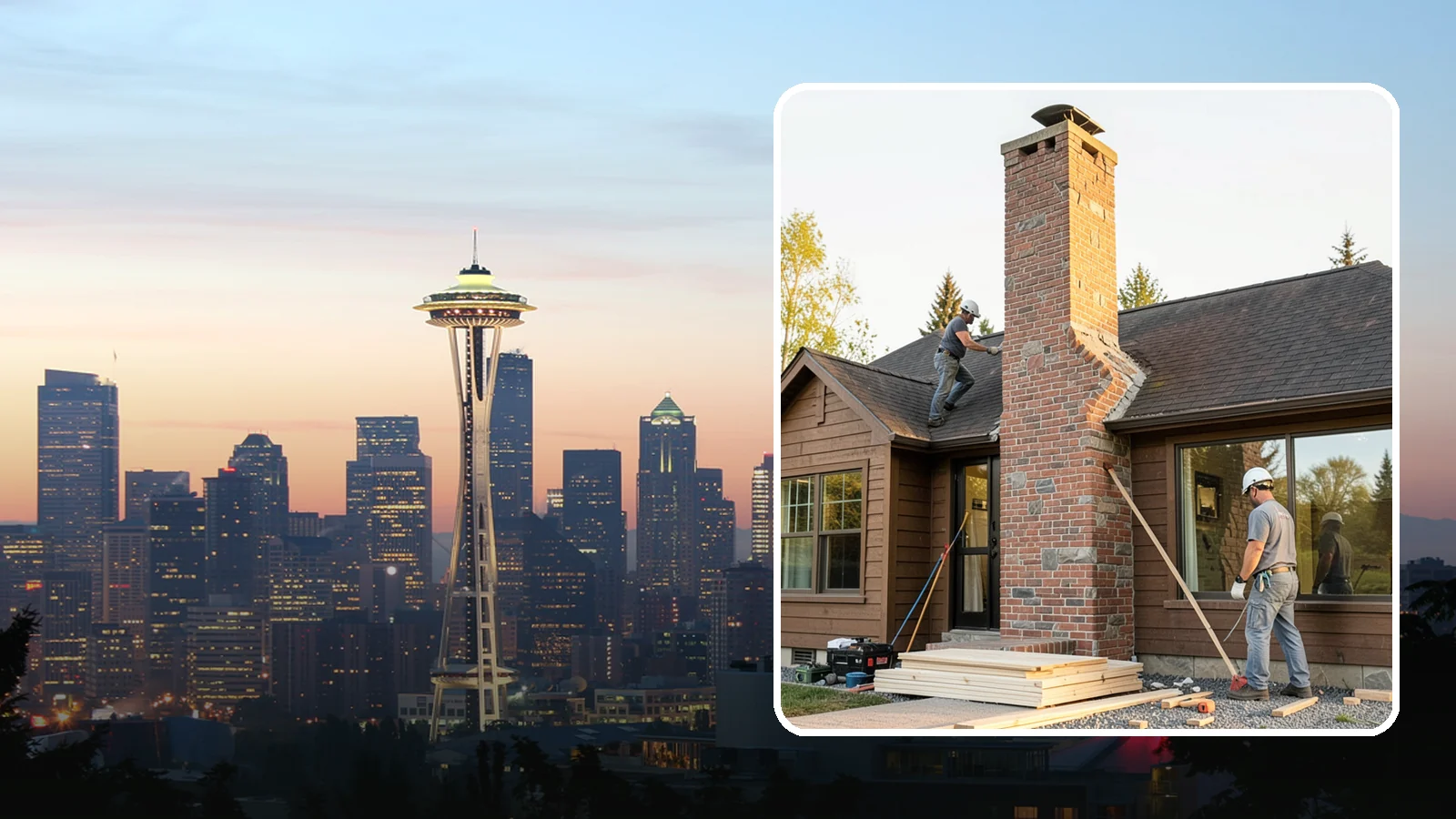 Chimney Rebuild in Seattle, King County, WA - Full or partial chimney rebuilds that restore safety and structure when repairs are no longer enough.