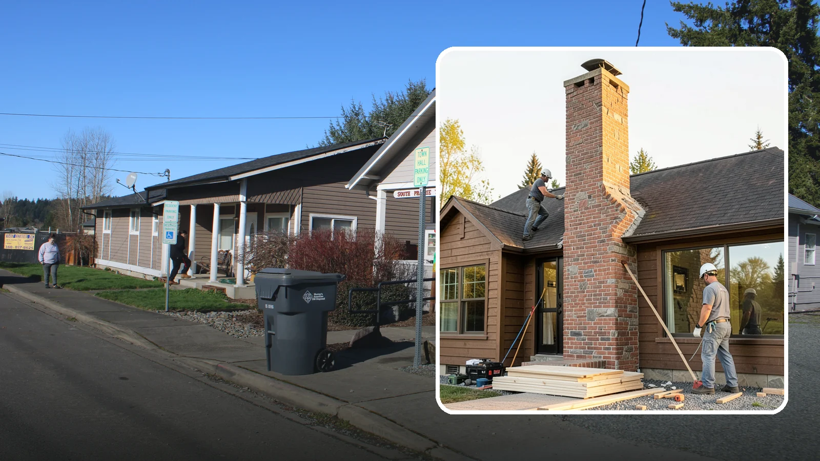 Chimney Rebuild in South Prairie, Pierce County, WA - Full or partial chimney rebuilds that restore safety and structure when repairs are no longer enough.