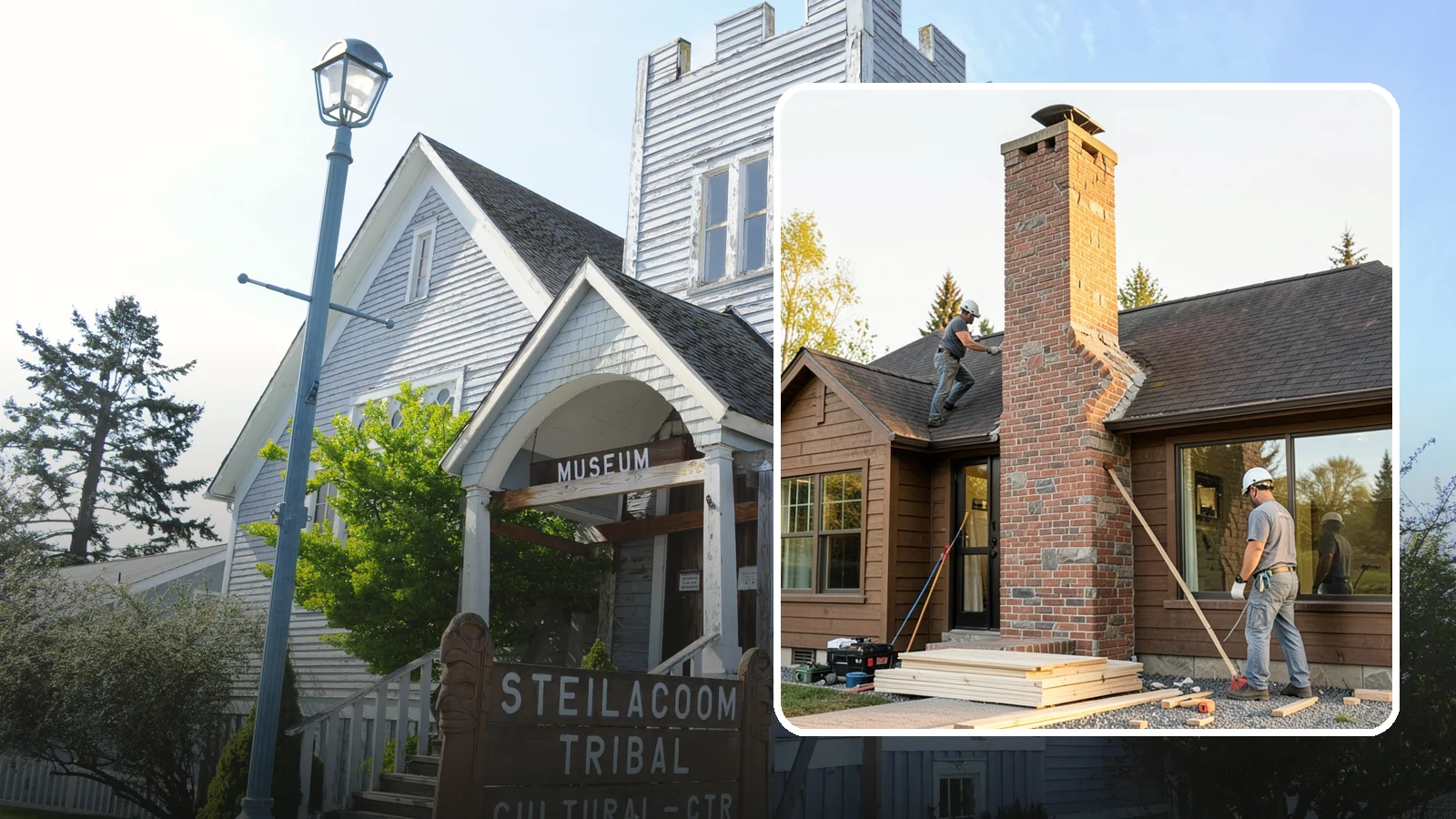 Chimney Rebuild in Steilacoom, Pierce County, WA - Full or partial chimney rebuilds that restore safety and structure when repairs are no longer enough.