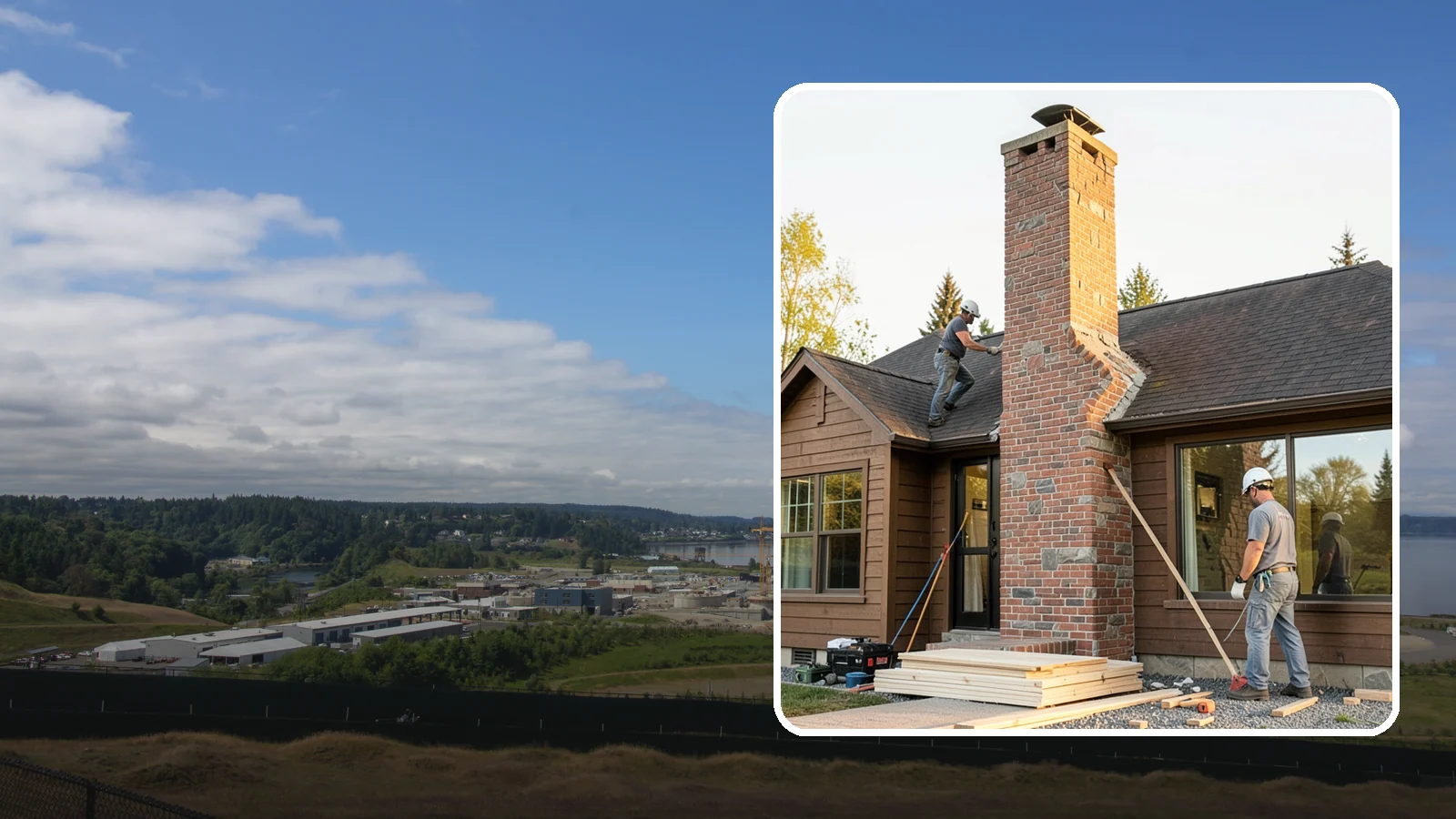 Chimney Rebuild in University Place, Pierce County, WA - Full or partial chimney rebuilds that restore safety and structure when repairs are no longer enough.