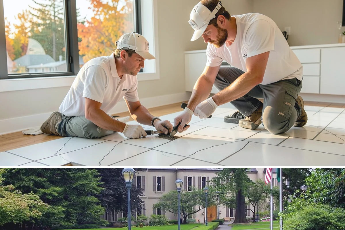 Chimney Rebuild in Woodinville, King County, WA - Dry summer conditions allow the rebuilt masonry to cure properly and stay protected during construction.