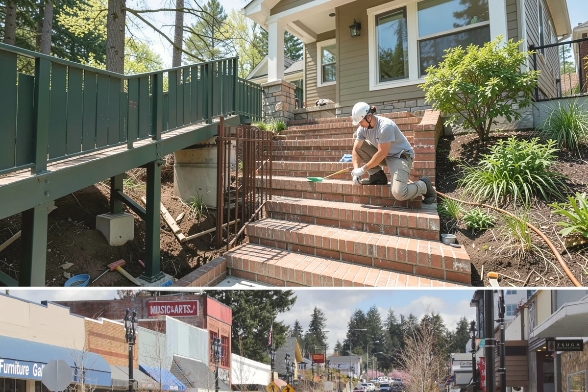 Chimney Repair in Bothell, King County, WA - Repairs are best made in dry stretches so mortar and sealants cure before the next rain.