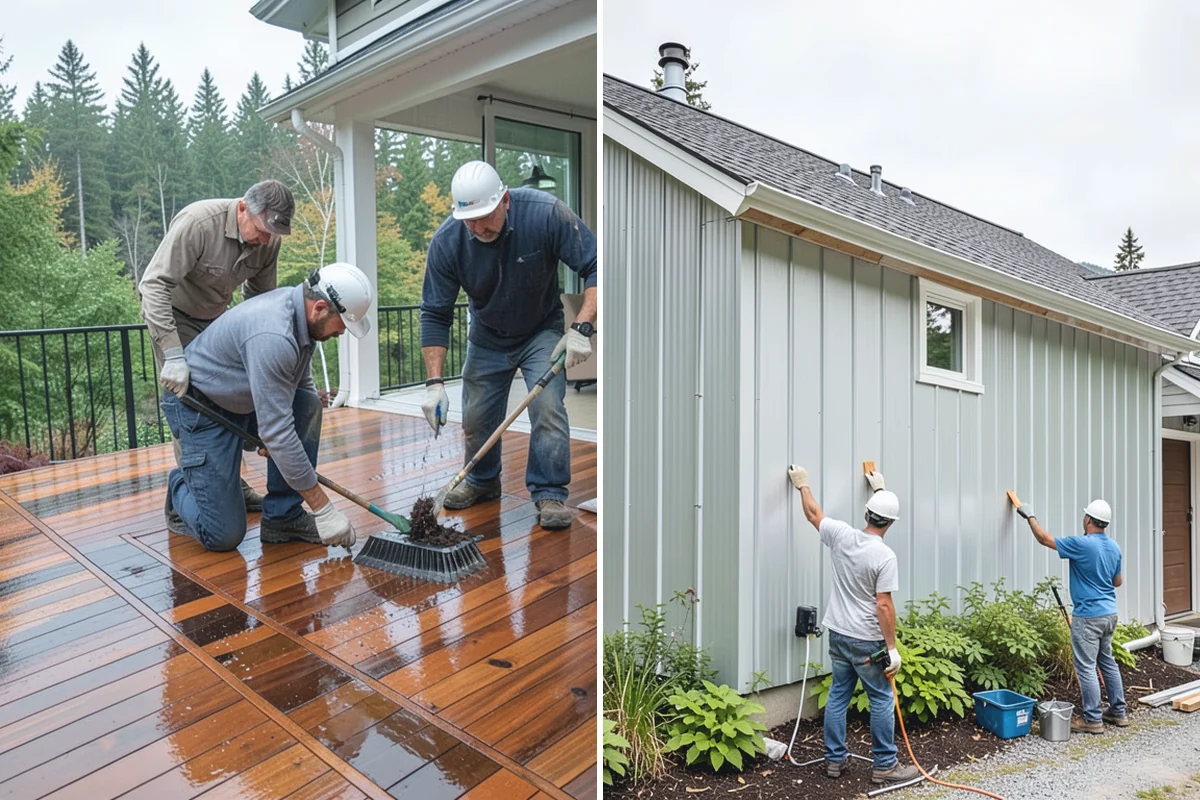 Chimney Repair in Buckley, Pierce County, WA - Inspect the chimney and locate the failure