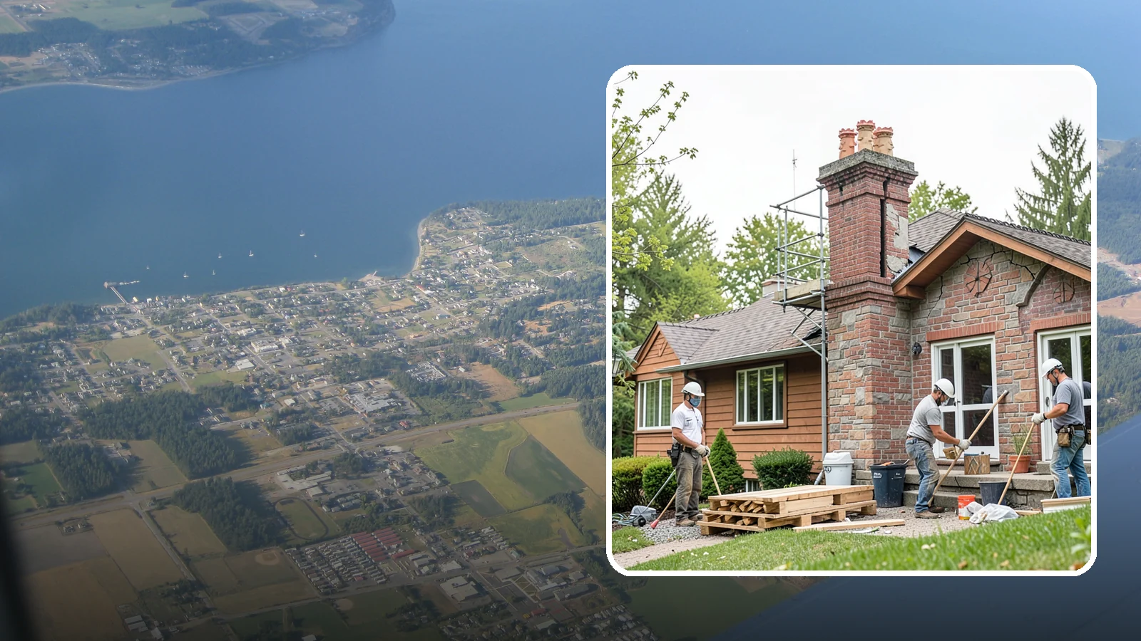 Chimney Repair in Coupeville, Island County, WA - Targeted chimney repairs that stop leaks and crumbling mortar before water damage spreads indoors.