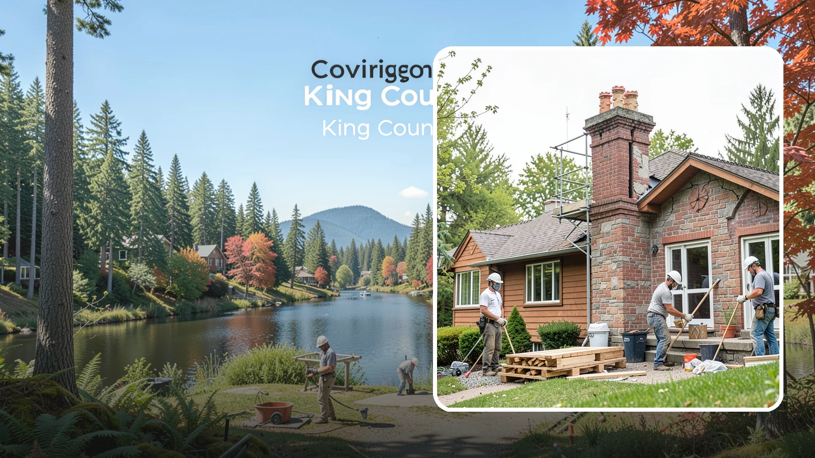Chimney Repair in Covington, King County, WA - Targeted chimney repairs that stop leaks and crumbling mortar before water damage spreads indoors.