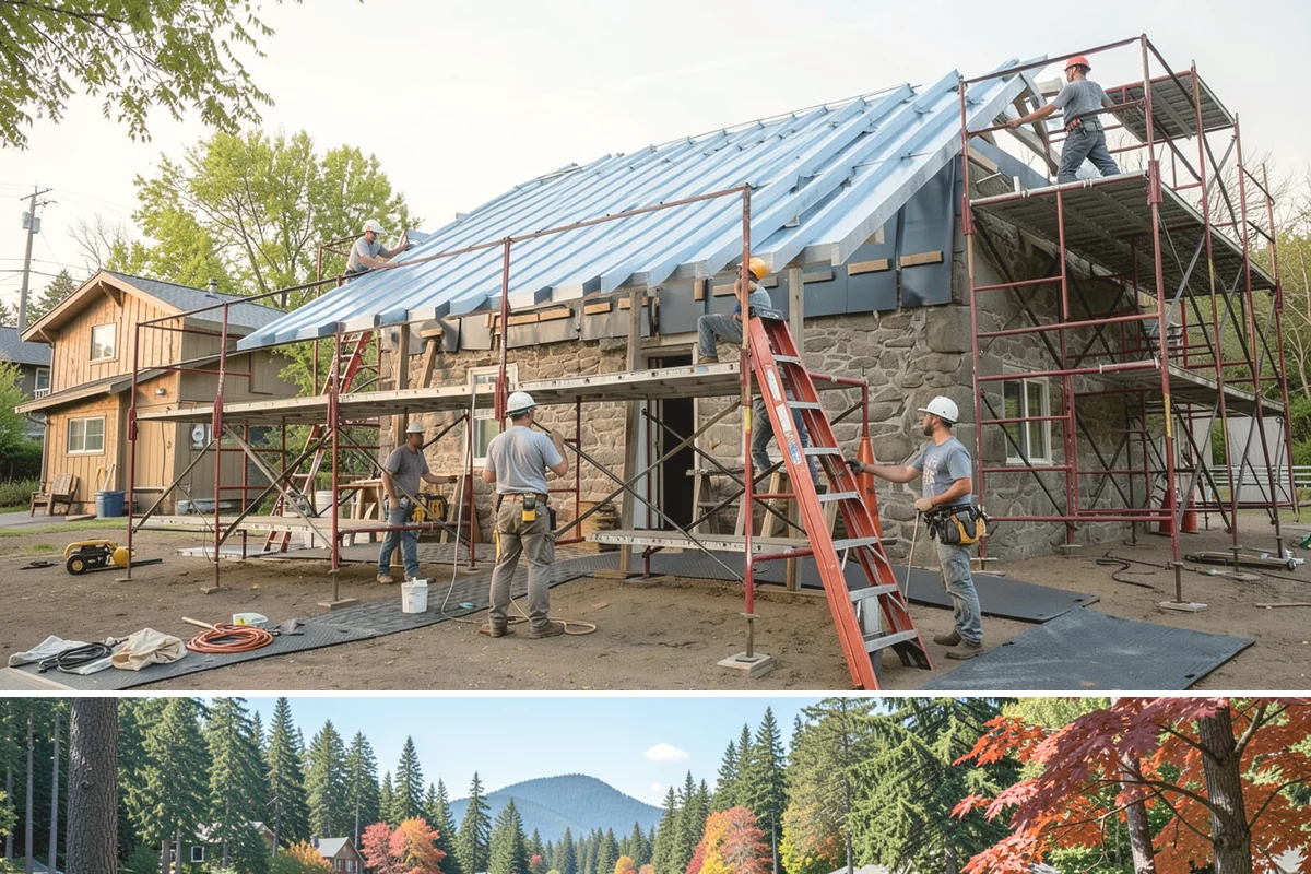 Chimney Repair in Covington, King County, WA - Repairs are best made in dry stretches so mortar and sealants cure before the next rain.