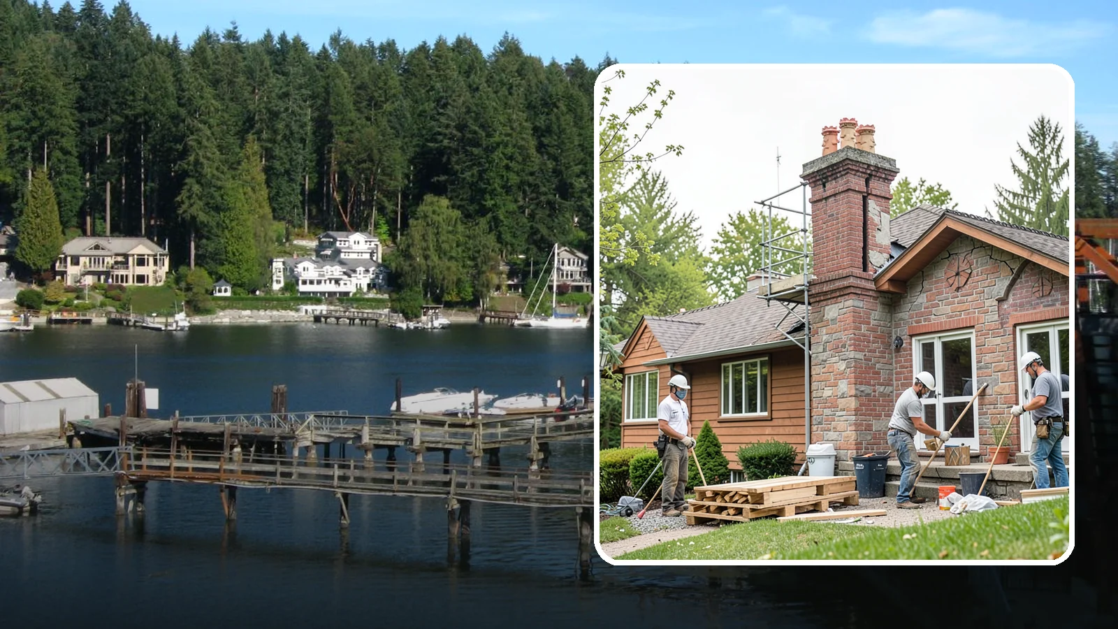 Chimney Repair in Gig Harbor, Pierce County, WA - Targeted chimney repairs that stop leaks and crumbling mortar before water damage spreads indoors.