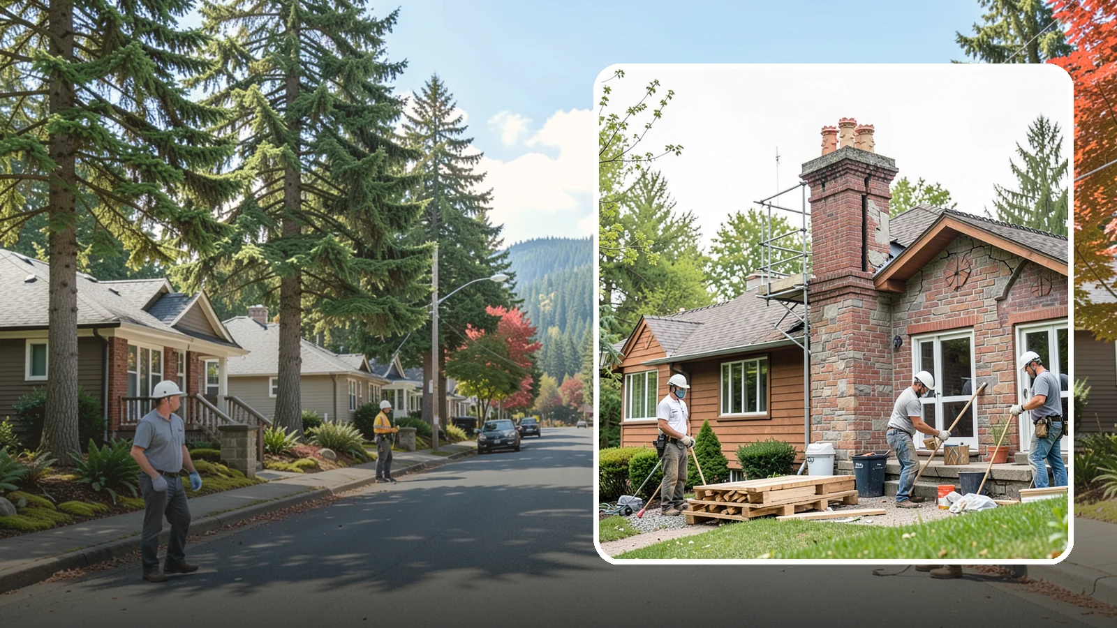 Chimney Repair in Hunts Point, King County, WA - Targeted chimney repairs that stop leaks and crumbling mortar before water damage spreads indoors.