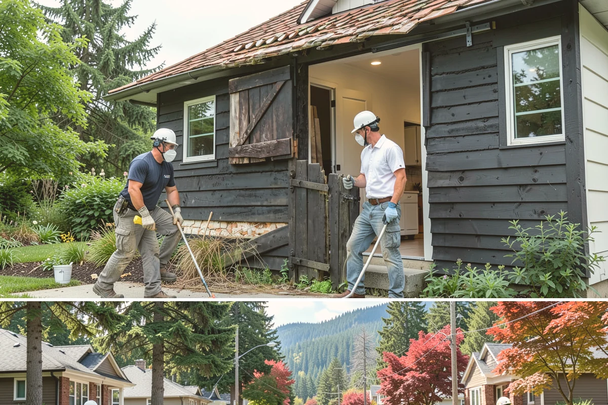 Chimney Repair in Hunts Point, King County, WA - Repairs are best made in dry stretches so mortar and sealants cure before the next rain.