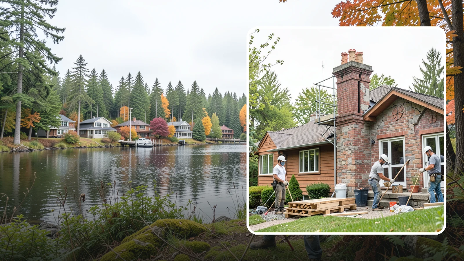 Chimney Repair in La Conner, Skagit County, WA - Targeted chimney repairs that stop leaks and crumbling mortar before water damage spreads indoors.