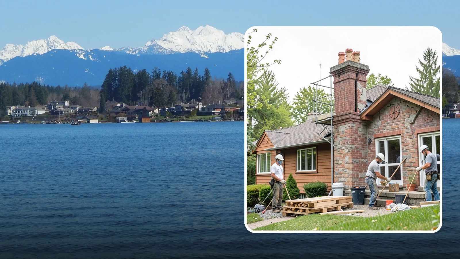 Chimney Repair in Lake Stevens, Snohomish County, WA - Targeted chimney repairs that stop leaks and crumbling mortar before water damage spreads indoors.