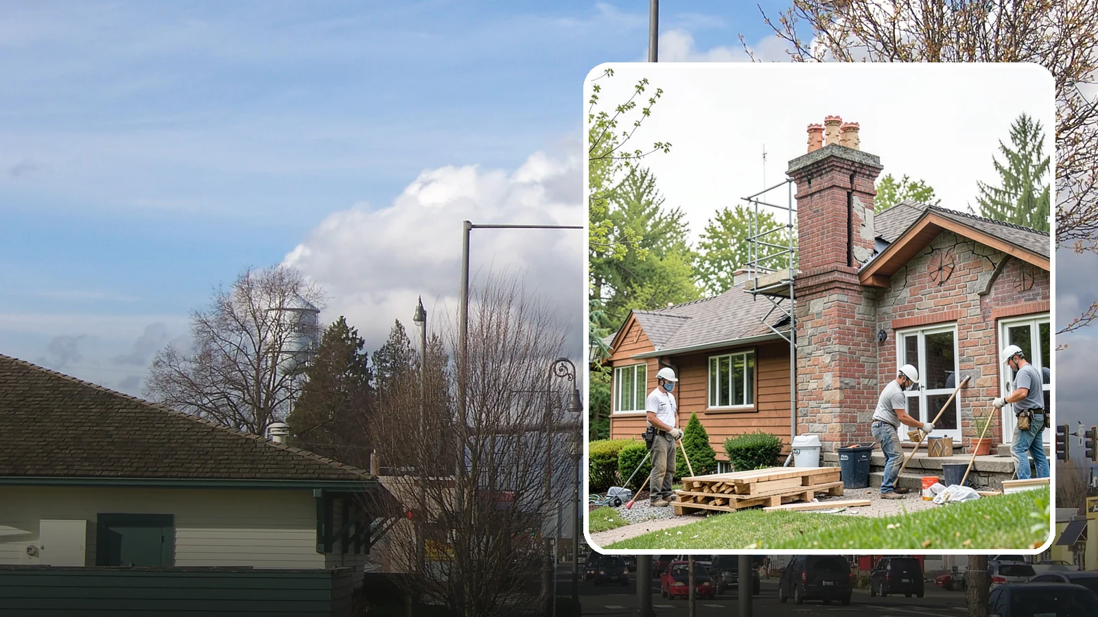 Chimney Repair in Marysville, Snohomish County, WA - Targeted chimney repairs that stop leaks and crumbling mortar before water damage spreads indoors.