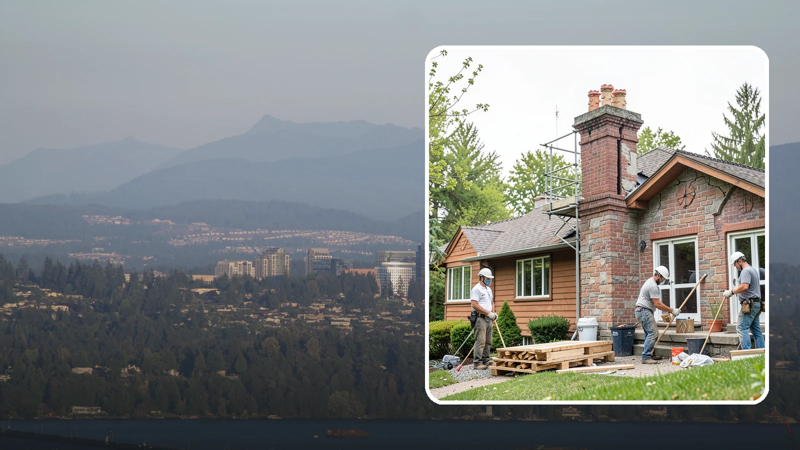 Chimney Repair in Medina, King County, WA - Targeted chimney repairs that stop leaks and crumbling mortar before water damage spreads indoors.
