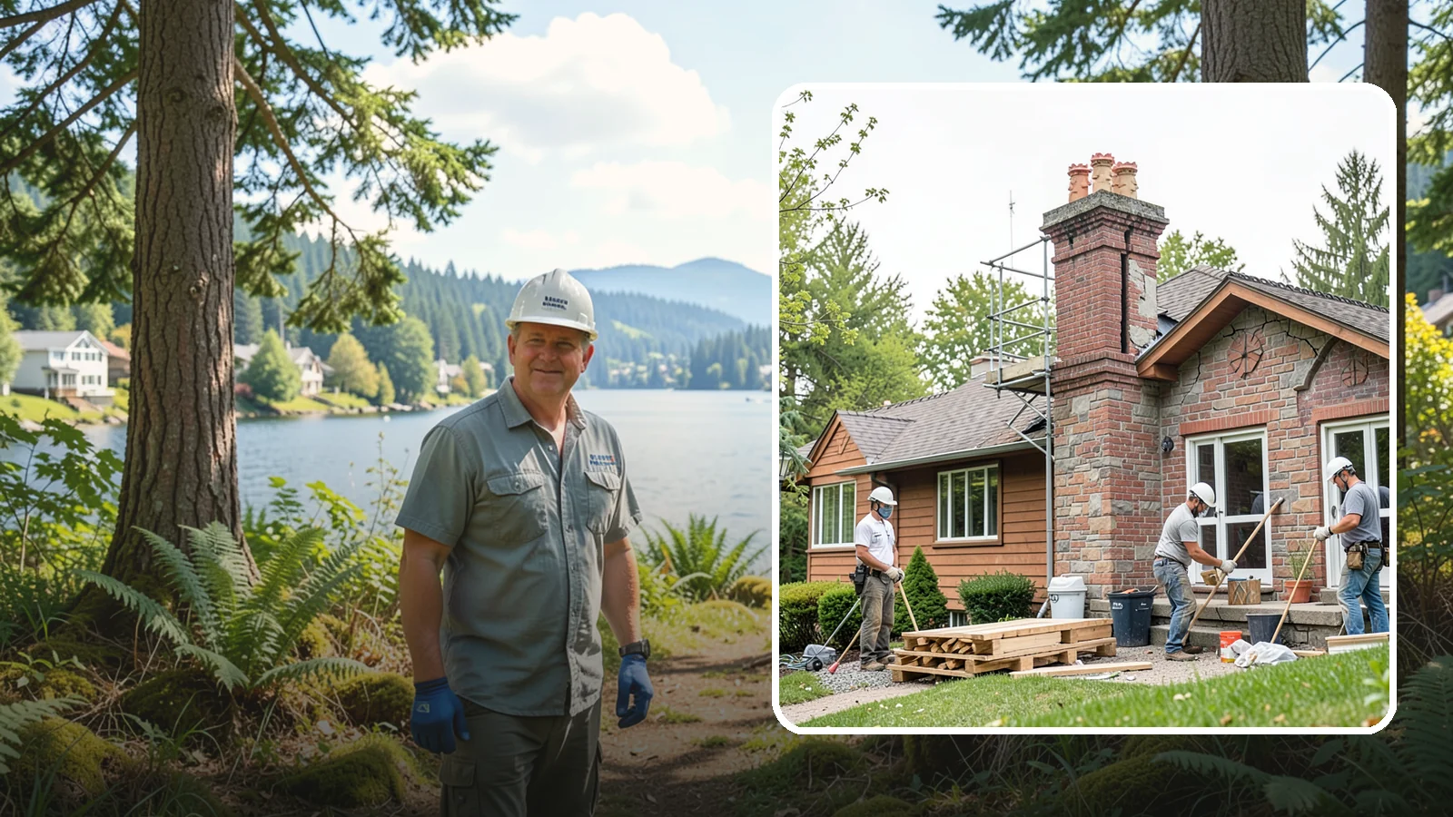Chimney Repair in Milton, King County, WA - Targeted chimney repairs that stop leaks and crumbling mortar before water damage spreads indoors.