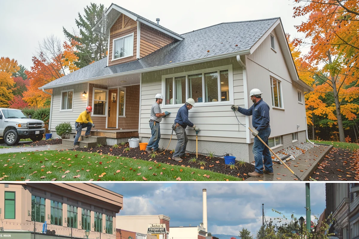 Chimney Repair in Monroe, Snohomish County, WA - Repairs are best made in dry stretches so mortar and sealants cure before the next rain.