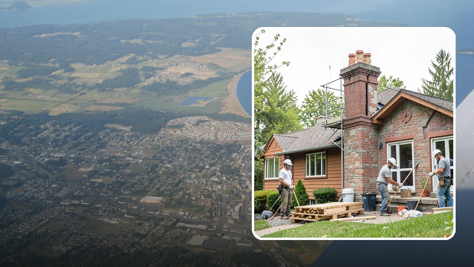 Chimney Repair in Oak Harbor, Island County, WA - Targeted chimney repairs that stop leaks and crumbling mortar before water damage spreads indoors.