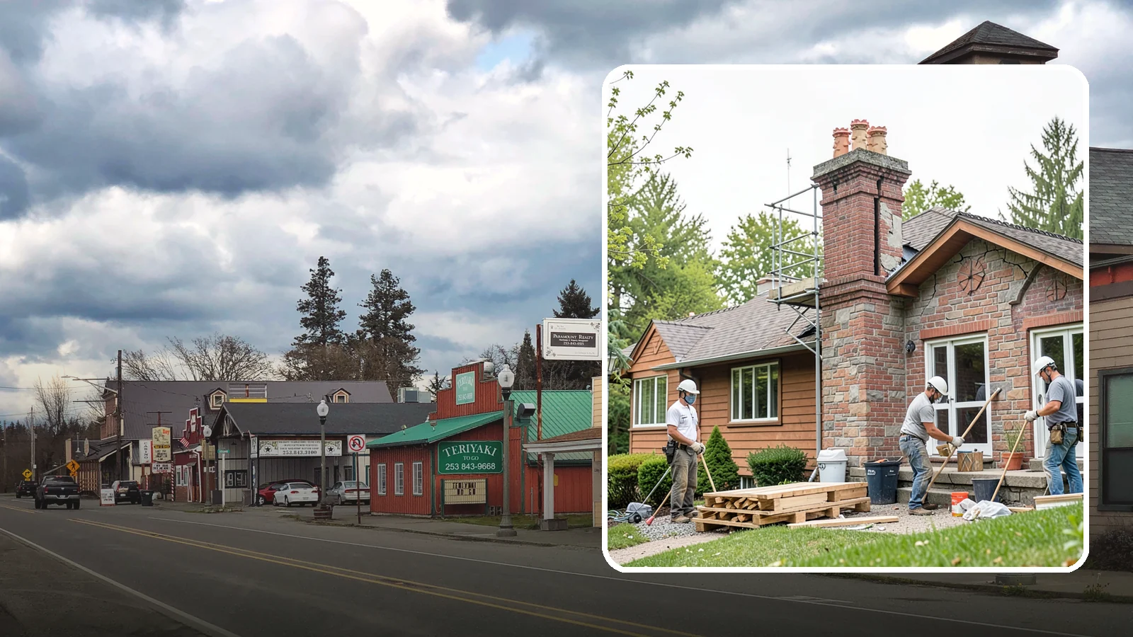 Chimney Repair in Roy, Pierce County, WA - Targeted chimney repairs that stop leaks and crumbling mortar before water damage spreads indoors.
