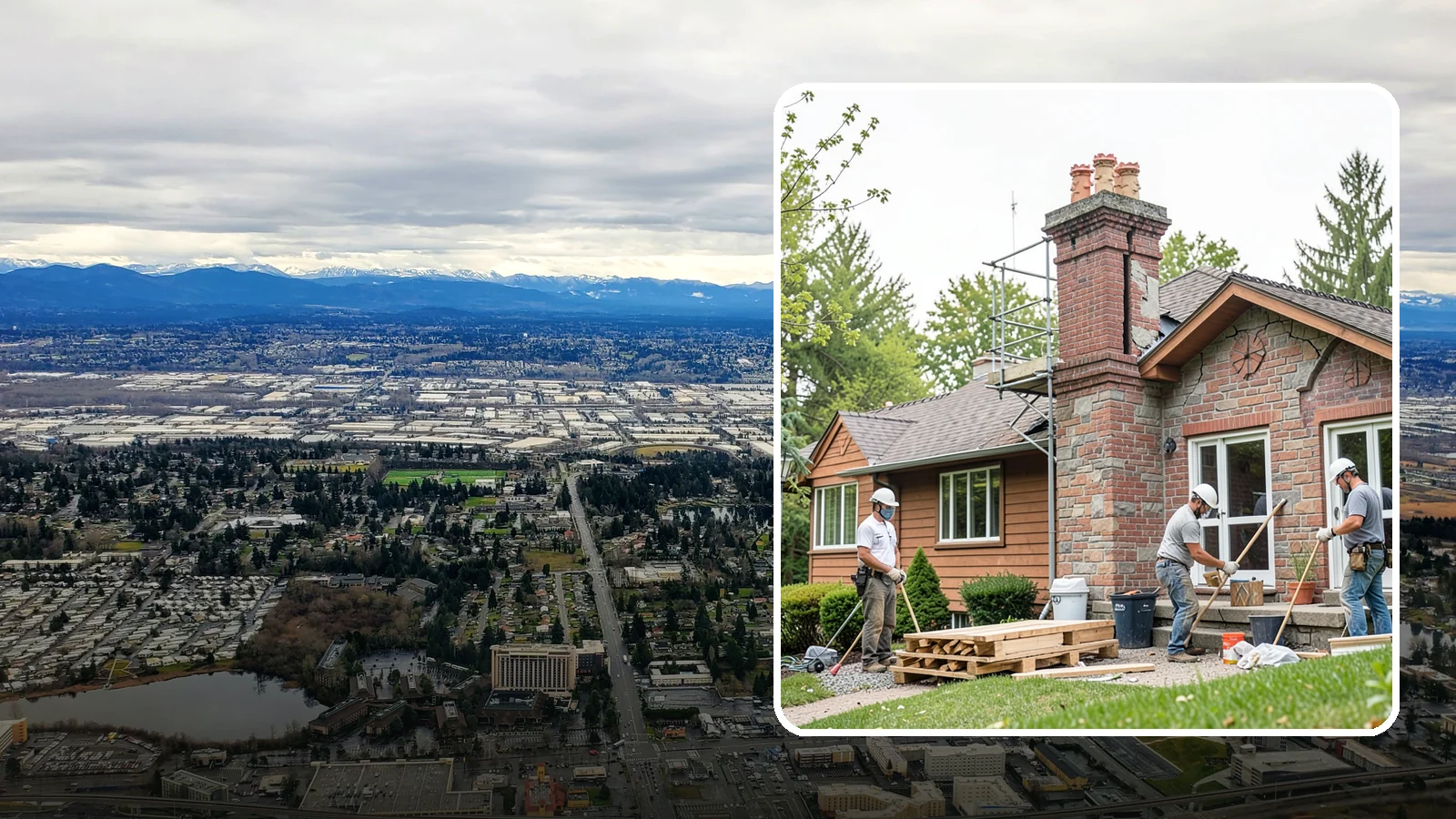 Chimney Repair in SeaTac, King County, WA - Targeted chimney repairs that stop leaks and crumbling mortar before water damage spreads indoors.