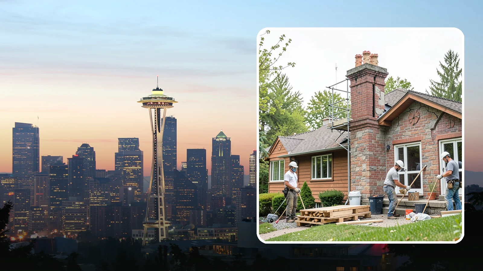 Chimney Repair in Seattle, King County, WA - Targeted chimney repairs that stop leaks and crumbling mortar before water damage spreads indoors.