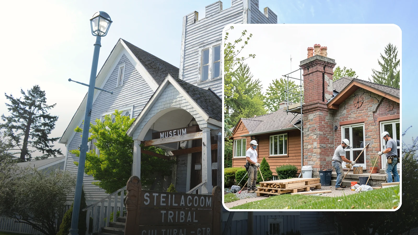 Chimney Repair in Steilacoom, Pierce County, WA - Targeted chimney repairs that stop leaks and crumbling mortar before water damage spreads indoors.