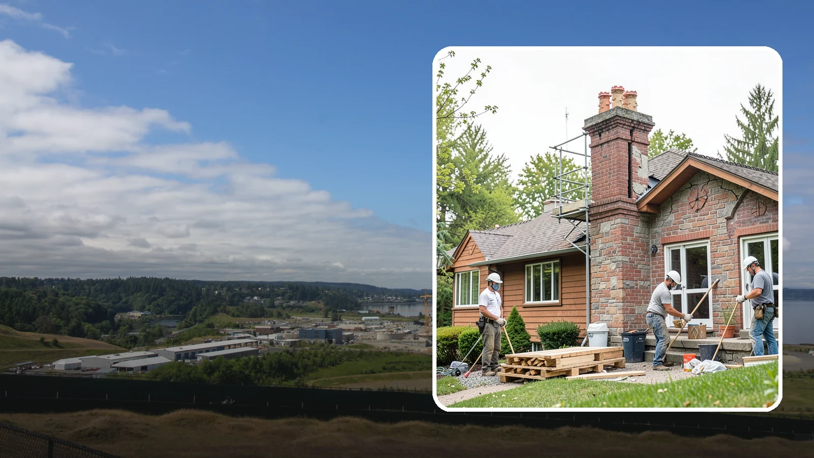 Chimney Repair in University Place, Pierce County, WA - Targeted chimney repairs that stop leaks and crumbling mortar before water damage spreads indoors.