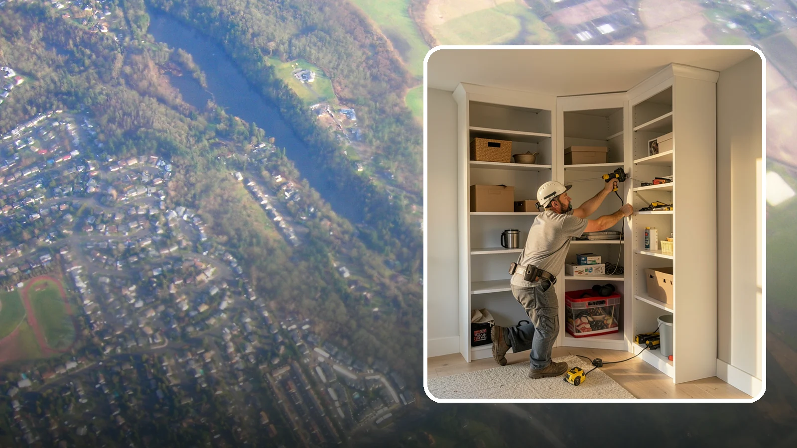Closet Shelving Installation in Algona, King County, WA - We install sturdy, adjustable closet shelving that keeps your belongings accessible and neatly arranged.