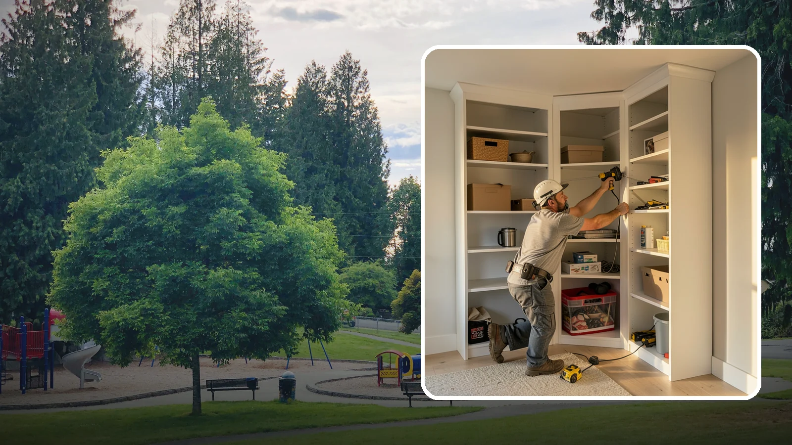 Closet Shelving Installation in Bonney Lake, Pierce County, WA - We install sturdy, adjustable closet shelving that keeps your belongings accessible and neatly arranged.