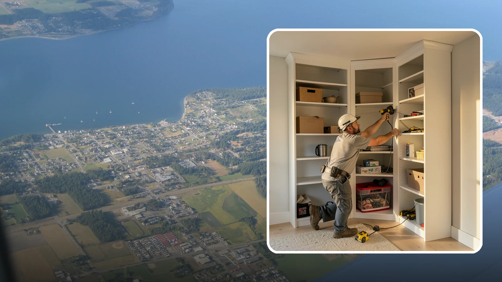 Closet Shelving Installation in Coupeville, Island County, WA - We install sturdy, adjustable closet shelving that keeps your belongings accessible and neatly arranged.