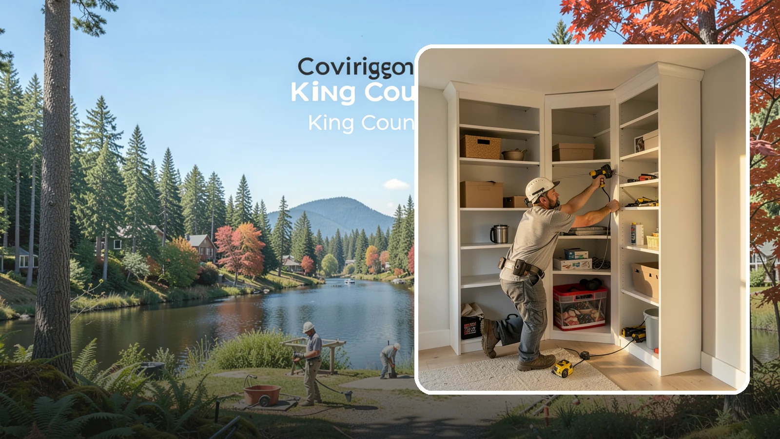 Closet Shelving Installation in Covington, King County, WA - We install sturdy, adjustable closet shelving that keeps your belongings accessible and neatly arranged.